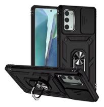 Capa Capinha Armor Militar Galaxy Note 20 5g Anti Impacto Proteção De Câmera Anel 360 Suporte Imã