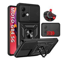 Capa Capinha Armor Militar Moto G84 5g Anti Impacto Proteção Total Câmera Anel 360 Suporte e Imã Capa Capinha Armor Militar Moto G84 5g Anti Impacto Proteção Total Câmera Anel 360 Suporte e Imã