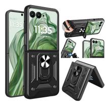 Capa Capinha Armor Militar Moto Razr 60 Ultra Anti Impacto Proteção Câmera Anel 360 Suporte e Imã