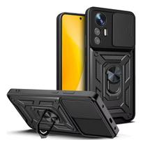 Capa Capinha Armor Militar Para Xiaomi 12 Lite Anti Impacto Proteção De Câmera Anel 360 Suporte Imã