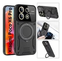 Capa Capinha Armor Militar Poco X6 Pro 5g Protetor Câmera Suporte 360 Metalico e Magnetico Indução