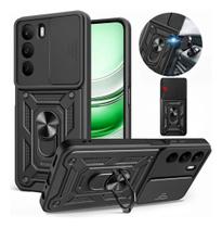 Capa Capinha Armor Militar Realme C65 5g Anti Impacto Proteção De Câmera Anel 360 Suporte Imã