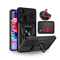 Capa Capinha Armor Militar Redmi Note 11 5g Anti Impacto Proteção Câmera Anel 360 Suporte e Imã