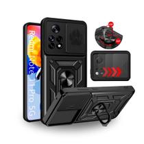 Capa Capinha Armor Militar Redmi Note 11 Pro Anti Impacto Proteção Câmera Anel 360 Suporte e Imã