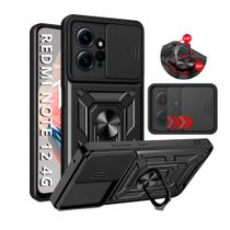 Capa Capinha Armor Militar Redmi Note 12 4g Anti Impacto Proteção Câmera Anel 360 Suporte e Imã