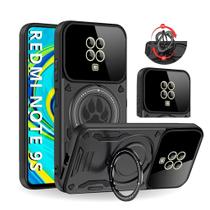 Capa Capinha Armor Militar Redmi Note 9s Anti Impacto Proteção Total Câmera Anel 360 Suporte e Imã Capa Capinha Armor Militar Redmi Note 9s Anti Impacto Proteção Total Câmera Anel 360 Suporte e Imã