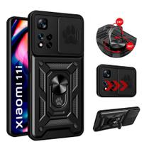 Capa Capinha Armor Militar Xiaomi 11i 5g Anti Impacto Proteção Câmera Anel 360 Suporte e Imã