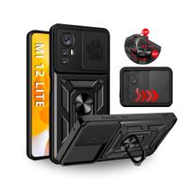Capa Capinha Armor Militar Xiaomi 12 Lite 5g Anti Impacto Proteção Câmera Anel 360 Suporte e Imã