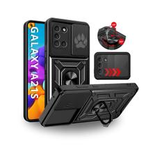 Capa Capinha Armor Ring Militar Galaxy A21s Anti Impacto Proteção Câmera Anel 360 Suporte e Imã Capa Capinha Armor Ring Militar Galaxy A21s Anti Impacto Proteção Câmera Anel 360 Suporte e Imã