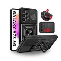 Capa Capinha Armor Ring Militar Galaxy A73 5g Anti Impacto Proteção Câmera Anel 360 Suporte e Imã Capa Capinha Armor Ring Militar Galaxy A73 5g Anti Impacto Proteção Câmera Anel 360 Suporte e Imã