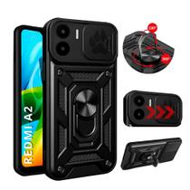 Capa Capinha Armor Ring Militar Redmi A2 4g Anti Impacto Proteção Câmera Anel 360 Suporte e Imã Capa Capinha Armor Ring Militar Redmi A2 4g Anti Impacto Proteção Câmera Anel 360 Suporte e Imã