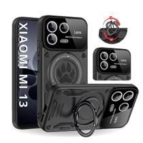 Capa Capinha Armor Ring Militar Xiaomi 13 (6.36) Anti Impacto Proteção Câmera Anel 360 Suporte e Imã