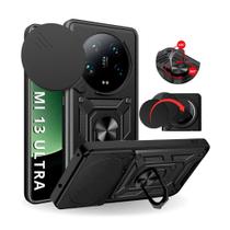 Capa Capinha Armor Ring Militar Xiaomi 13 Ultra Anti Impacto Proteção Câmera Anel 360 Suporte e Imã