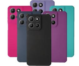 Capa Capinha Aveludada Anti Impacto Para Motorola Moto G15