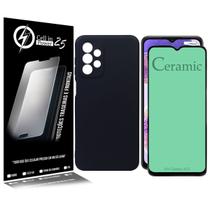Capa Capinha Aveludada compativel Galaxy A23 4G A235 6.6 + PELICULA DE CERAMICA - Cell In Power25 Capa Capinha Aveludada compativel Galaxy A23 4G A235 6.6 + PELICULA DE CERAMICA - Cell In Power25