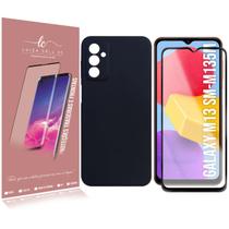 Capa Capinha Aveludada Compativel Galaxy M13 M135M 6.6 + Pelicula Vidro Full 3d - Luiza Cell25 Capa Capinha Aveludada Compativel Galaxy M13 M135M 6.6 + Pelicula Vidro Full 3d - Luiza Cell25