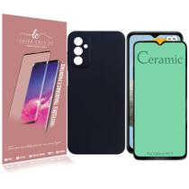 Capa Capinha Aveludada Compativel Galaxy M23 M236 6.6 + PELICULA DE CERAMICA - Luiza Cell25 Capa Capinha Aveludada Compativel Galaxy M23 M236 6.6 + PELICULA DE CERAMICA - Luiza Cell25