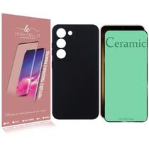 Capa Capinha Aveludada Compativel Galaxy S23 Plus S916 + PELICULA DE CERAMICA 3d 9d - Luiza Cell25 Capa Capinha Aveludada Compativel Galaxy S23 Plus S916 + PELICULA DE CERAMICA 3d 9d - Luiza Cell25