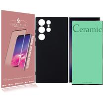 Capa Capinha Aveludada Compativel Galaxy S23 Ultra S918 + PELICULA DE CERAMICA 3d 9d - Luiza Cell25 Capa Capinha Aveludada Compativel Galaxy S23 Ultra S918 + PELICULA DE CERAMICA 3d 9d - Luiza Cell25