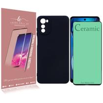 Capa Capinha Aveludada Compativel Moto E32 XT2227 6.5 + PELICULA DE CERAMICA - Luiza Cell25 Capa Capinha Aveludada Compativel Moto E32 XT2227 6.5 + PELICULA DE CERAMICA - Luiza Cell25
