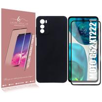 Capa Capinha Aveludada Compativel Moto G52 XT2221 6.6 + Pelicula Vidro Full 3d - Luiza Cell25 Capa Capinha Aveludada Compativel Moto G52 XT2221 6.6 + Pelicula Vidro Full 3d - Luiza Cell25