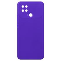 Capa Capinha Aveludada Lilas Para Poco C40 6.71 + Película De Ceramica - Luiza Cell25 Capa Capinha Aveludada Lilas Para Poco C40 6.71 + Película De Ceramica - Luiza Cell25