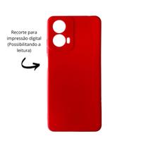 Capa Capinha Aveludada Moto G04 + 2 Películas de Vidro 3D