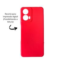 Capa Capinha Aveludada Moto G24 + 2 Películas de Vidro 3D