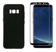 Capa Capinha Aveludada P/ Samsung Galaxy S8 Plus + Pelicula - GCR