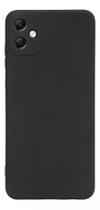 Capa Capinha Aveludada Preto Anti Shock Para Samsung A05 Capa Capinha Aveludada Preto Anti Shock Para Samsung A05
