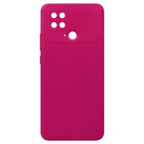 Capa Capinha Aveludada Rosa Pink Para Poco C40 6.71 + Película De Ceramica - Luiza Cell25 Capa Capinha Aveludada Rosa Pink Para Poco C40 6.71 + Película De Ceramica - Luiza Cell25