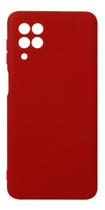 Capa Capinha Aveludada Vermelha Para Samsung Galaxy M62