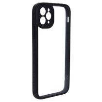 Capa Capinha Borda Transparente Compatível Iphone 11 Pro Max