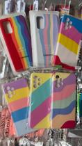 Capa capinha Candy colors Arco íris Silicone Celular SAMSUNG A32 / A32 4G / A32 5G