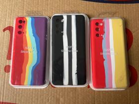 Capa capinha Candy colors Arco íris Silicone Celular Samsung S20 FE