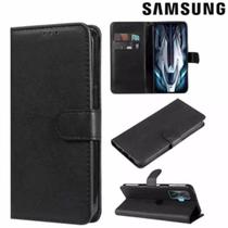 Capa Capinha Carteira com Flip para Samsung Galaxy A16 Preta