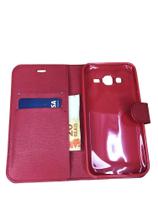 Capa capinha carteira compatível J5 com porta cartão e notas Capa capinha carteira compatível J5 com porta cartão e notas
