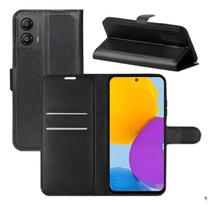 Capa Capinha Carteira Estojo Flip Para Motorola Moto G53 Preta