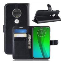 Capa Capinha Carteira Flip Moto G7 E Moto G7 Plus De Tela 6.24