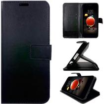 Capa Capinha Carteira Flip Para Motorola Moto G24 Cor: Preto - LXL