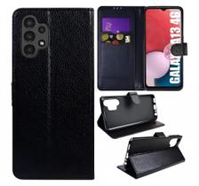 Capa Capinha Carteira Flip Para Samsung Galaxy A13 4g Preto Capa Capinha Carteira Flip Para Samsung Galaxy A13 4g Preto