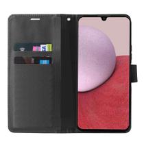 Capa Capinha Carteira Flip Preta para Samsung Galaxy A14 5G TELA 6.6