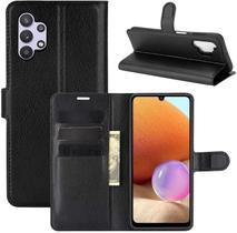 Capa Capinha Carteira Galaxy A32 4g 6.4 Case Couro Flip Topc