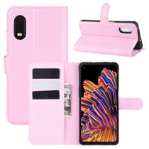 Capa Capinha Carteira Galaxy Xcover Pro Case Couro Flip Top - Danet