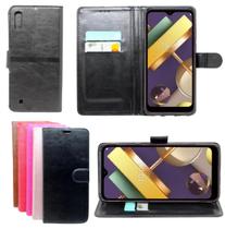 Capa Capinha Carteira LG K22 Flip Case Colorida Preta Capa Capinha Carteira LG K22 Flip Case Colorida Preta