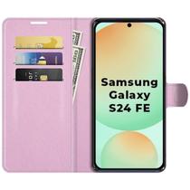 Capa Capinha Carteira Para Galaxy S24 Fe Case Couro Flip Top Capa Capinha Carteira Para Galaxy S24 Fe Case Couro Flip Top