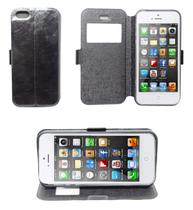 Capa Capinha Carteira Para Iphone 5s Flip Case Com Visor Capa Capinha Carteira Para Iphone 5s Flip Case Com Visor