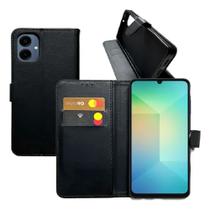 Capa Capinha Carteira +Pelicula de Vidro 3D Para Samsung Galaxy A06