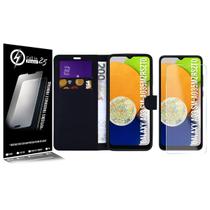 Capa Capinha Carteira + Película Vidro compativel Galaxy A03 A035 6.5 - Cell In Power25 Capa Capinha Carteira + Película Vidro compativel Galaxy A03 A035 6.5 - Cell In Power25