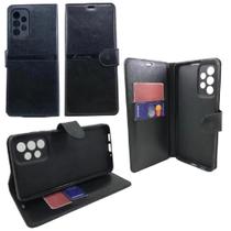 Capa Capinha Carteira Preta Para Samsung Galaxy A73 Capa Capinha Carteira Preta Para Samsung Galaxy A73